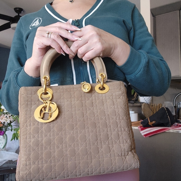 Authentic Christian Dior Vintage Lady Dior Handbag